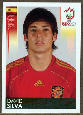 2008 Panini Euro Sticker David Silva Spain No 430