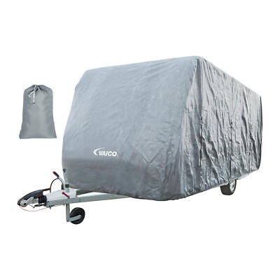 Wohnwagenschutzhülle Plane Abdeckung Caravan Cover atmungsaktiv 366-427x235 cm