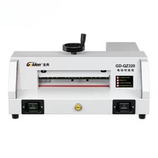 Desktop Electric Paper Cutter: A4 Size with Laser Alignment, 4cm Cutting Width