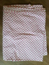 Pottery Barn Kids "Bright Pink Dots" Twin Flat Sheet