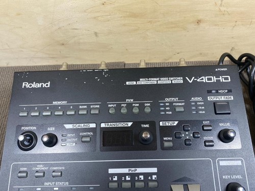 Roland V-40HD Multi-Format Video Switcher With Adapter Power Cable - Picture 4 of 7