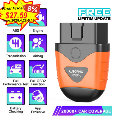 Wireless Car OBD2 Scanner Diagnostic Tool Performance Test Live Data Clear Error