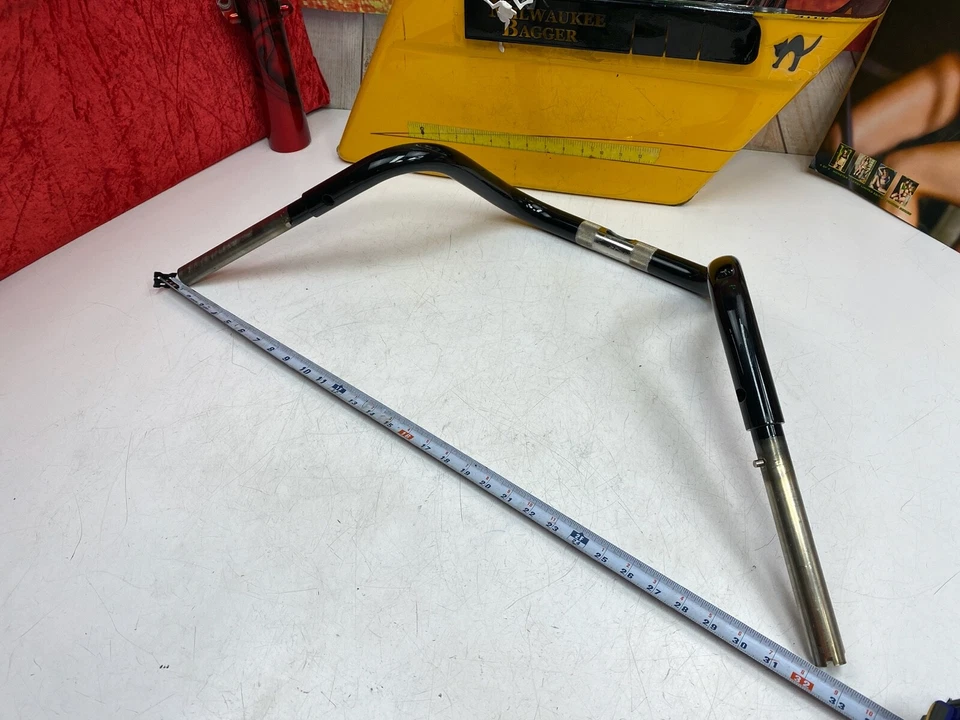 OEM🔥15-24 Harley CVO Road Glide 9" inch Stock Mini Apes 1.25" Handlebars Black - Image 2 of 4