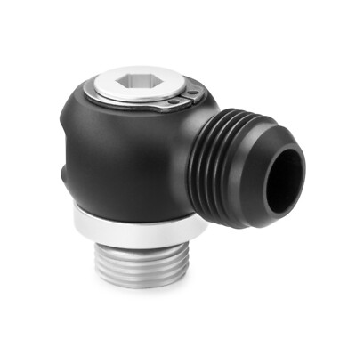 Nuke Performance AN-8 (3/4 UNF) to AN-6 MalFull Flow Swivel Banjo Fittings