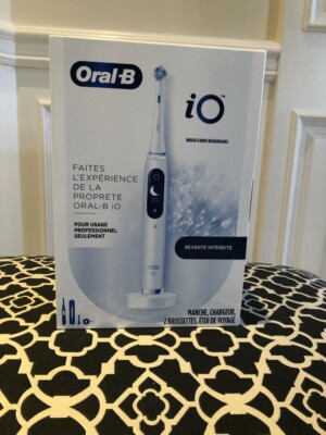 NEW-Oral-B io Series 9- Rechargeable Toothbrush- WHITE -Pro Unit-FREE SHIPPING