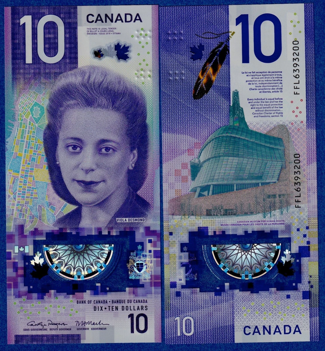 Uncirculated Bank of Canada Polymer Notes for sale | eBay