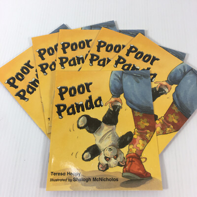 Poor Panda Childrens Book TEACHER LOT Classroom GUIDED READING Gr K Rigby