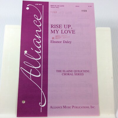 Rise Up My Love Eleanor Daley Choral Sheet Music Octavo