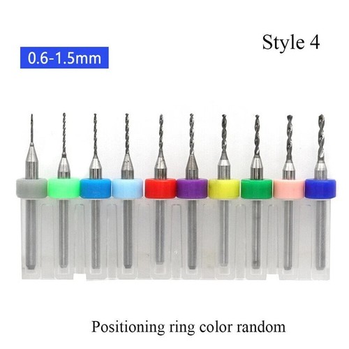 10 PCS Dental Tungsten Steel Carbide PCB Micro Twist Drill Bits Set Rotary Tool - Picture 15 of 17