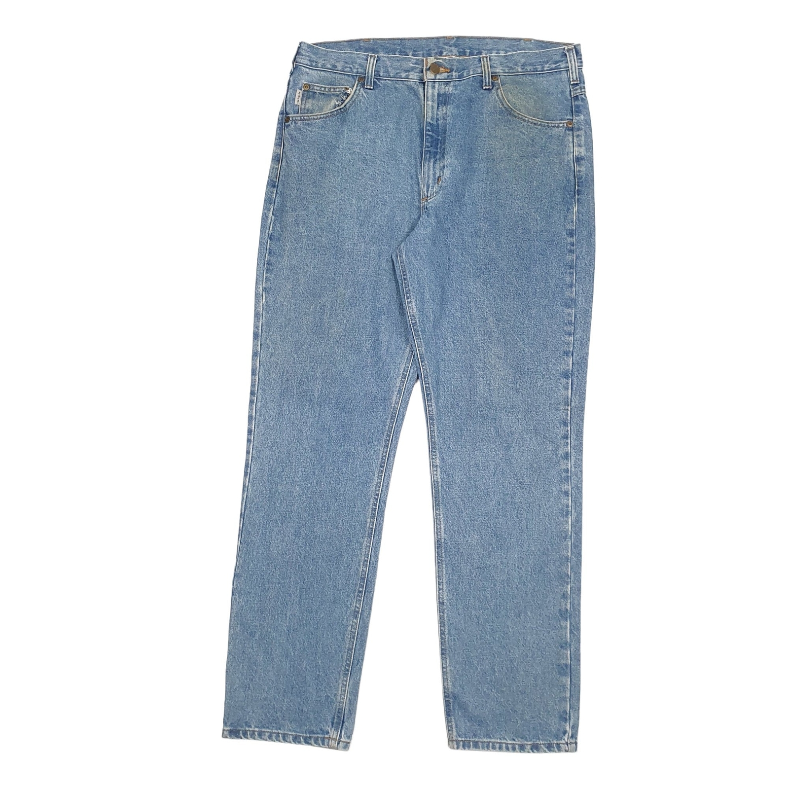 CARHARTT Casual Jeans Regular Fit Blue Denim Trousers Mens W38 L32 image 2