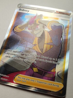 pokemon fusion strike rarest cards ULTRA RARE HOLO Sidney 264/264 NM / M FULL ART Fusion Strike Pokemon Card