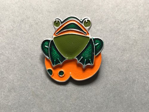 Grenouille en laiton émaillé - Grenouilles du monde