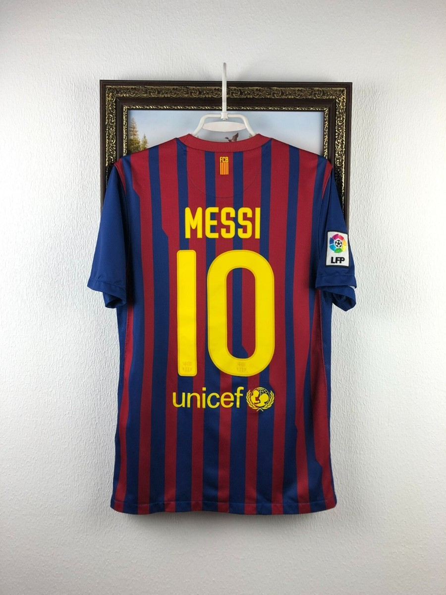 Barcelona Home football shirt 2011 Soccer #10 Messi Nike Jersey