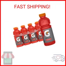 Gatorade Thirst Quencher Sports Drink, Fruit Punch, 20oz Bottle, 8 Pack, Electro