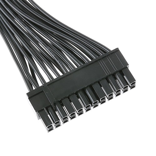 1pcs 30cm 24pin Dual PSU Power Supply Splitter Adapter Cable For ATX Motherboard - Picture 10 of 11