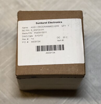 #ad Assy Programmed EPR 3000 3 Steris Pn# P093913011. For The Eagle 3000 Sterilizer. $199.00
