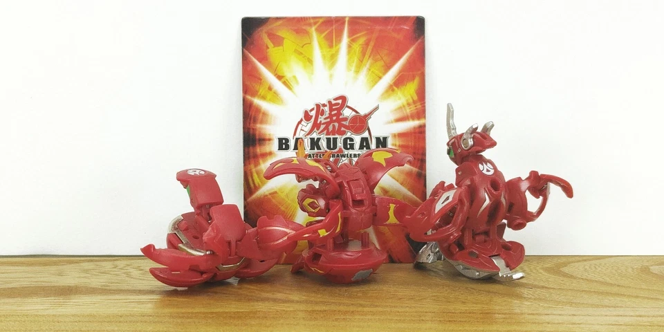 New 3x BAKUGAN Pyrus: INFINITY, BLITZ & TITANIUM DRAGONOID Spin Master/SEGA Rare - Image 4 of 4