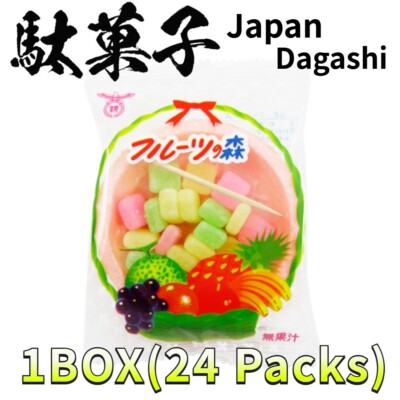Fruit Forest Mochi ''Furu-tu no mori ''[24 Packs] Candy Japanese Dagashi Kashi