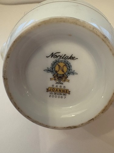 Juego de azucarero, tapa y crema Noritake Fine China Joanne 6466 Japón - Imagen 12 de 14