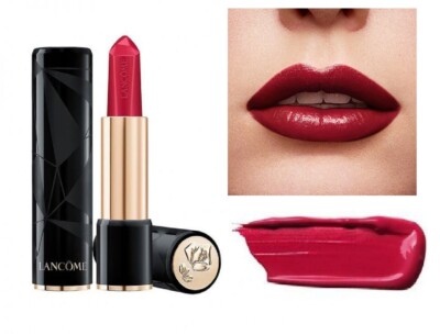Lancome L'Absolu Rouge Ruby Cream 364 Hot Pink Ruby Lipstick Full