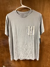 Men NWT "Tommy John" gray short sleeve PJ top. Size SM .Reg 58