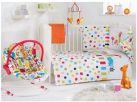 Red Kite Safari Cosi Baby Boy Girl Cot Bedding Set(ouilt, Bumper, Blanket, Sheet Red Kite Safari Cosi Baby Boy Girl Cot Bedding Set(ouilt, Bumper, Blanket, Sheet