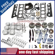 Engine Pistons Gaskets Overhaul Kit ＆ Timing Chain Kit For M278 Mercedes-Benz