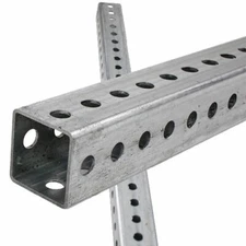 Square Post -2 Telescoping 47" sections (8ft when assembled by nut and bolt)