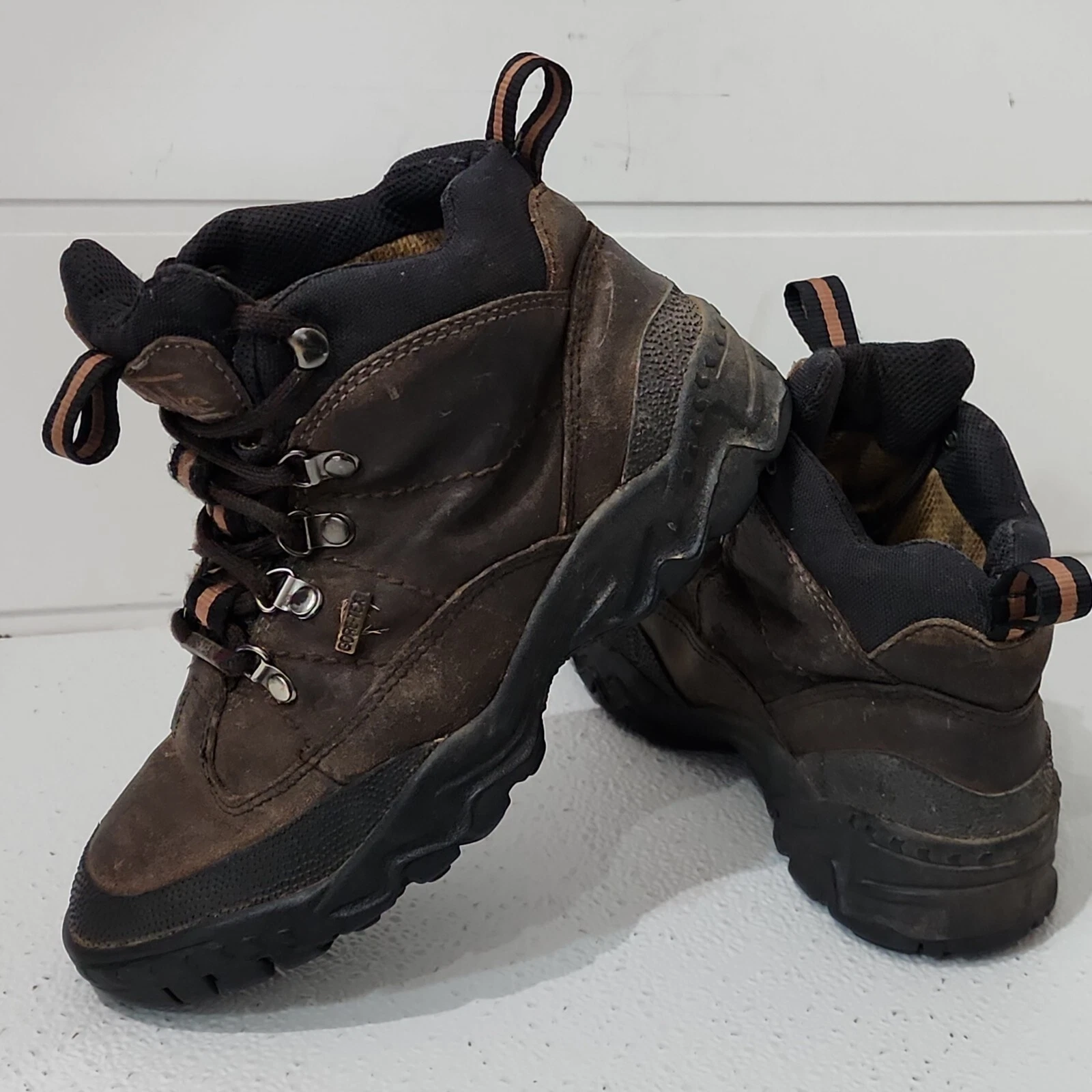 Vintage North Lake Gore-tex Leather Retro Hiking Work Hunting Boots US 4.5 M