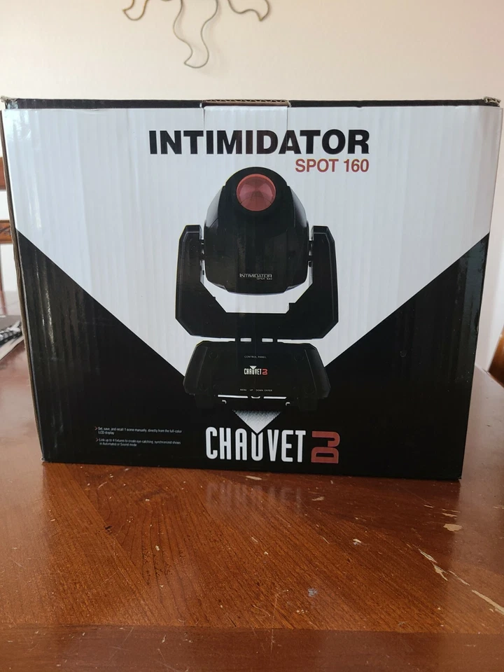 Chauvet DJ Intimidator Spot 160 ILS 60w DMX Moving Head Beam Light w/LCD Display - Image 3 of 3