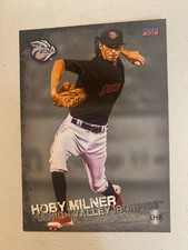 Hoby Milner 2018 Lehigh Valley Iron Pigs Team Card
