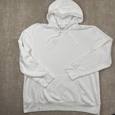 Goodfellows Men's Hooded Sweatshirt Size XXL WHITE