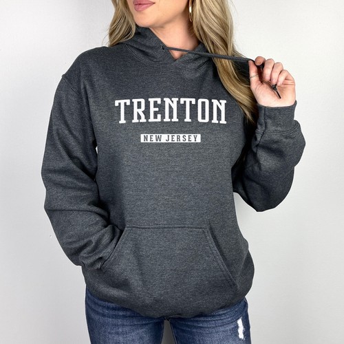 Trenton Hoodie | Trenton Makes World Takes | Trenton New Jersey Pullover Hoodie - Picture 5 of 11