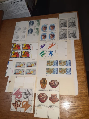 SL 1318/ US Stamps 20 MNHOG 8c-15c Plate Blocks us stamps collections lots