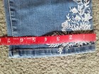Talbots Women's Simply Flattering 5-Pocket Crop Jeans Embroidered Sz. 10 — photo 5