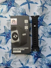 Atrix Adjustable Black Silicone Watch Band Apple Watch 38mm 40mm 41mm NEW