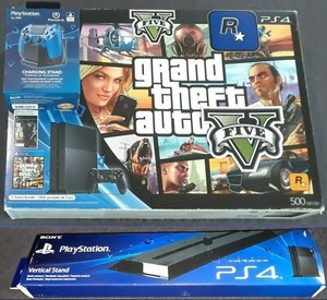 New Grand Theft Auto 5 Black Friday Edition Playstation 4 Gta V Ps4 Bundle Ebay