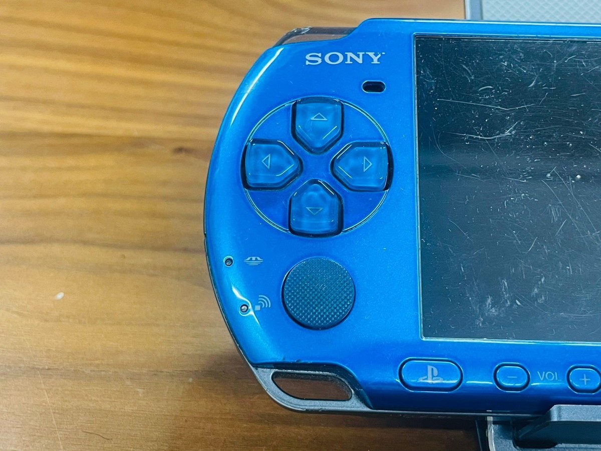 PSP Playstation Portable Vibrant Blue PSP 3000 VB Console