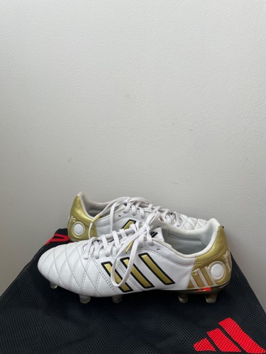 ADIDAS TONI KROOS X 11PRO FG WHITE GOLD METALLIC CLEATS BOOTS JH6410 US 8,5 UK 8