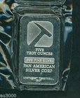 5 Oz. PAN AMERICAN SILVER BAR 0.999 FINE BULLION SEALED UNTOUCHED !!