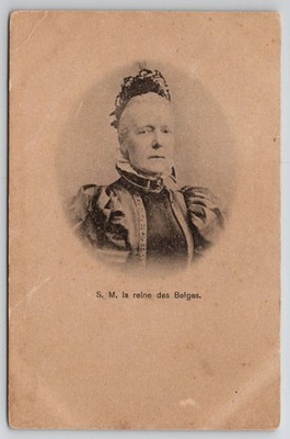 Queen Marie Henriette of Belgium Postcard Monarchia