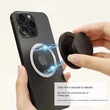 Pop Out Socket Holder Selfie Finger Grip Stand for iPhone MagSafe Mobile Phones