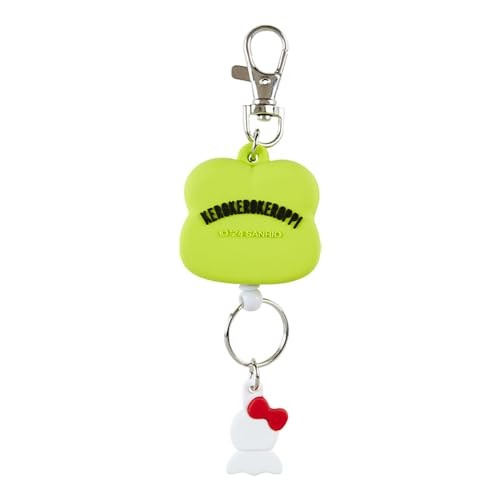 Sanrio KEROKEROKEROPPI 169382 Face Shaped Reel Key Chain