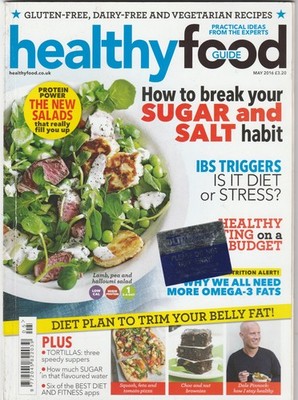Healthy Food Guide Magazine May 2016 Gluten-Free Dairy-Free Recipes Diet