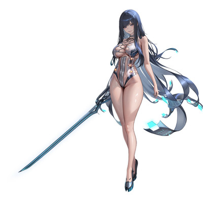 Stellar Blade Acrylic Stand 6'' tall Raven Nikke Midsummer Alice Guest Character