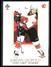 Jordan Leopold 2002-03 Pacific Private Stock Gold RC /99 #156 Calgary Flames