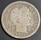 1894-O Barber Dime 90% Silver