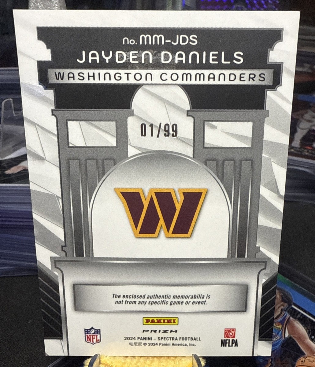 2024 Panini Spectra-Monumental Memorabilia Jayden Daniels 1