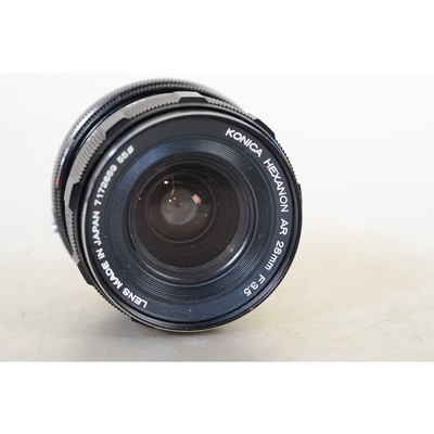Konica Hexanon-AR 3,5/28 - 28mm F/3.5 Wide Angle Lens - Weitwinkelobjektiv 