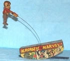 Marx Acrobatic Marvel Swinging Monkey Tin Windup 30s